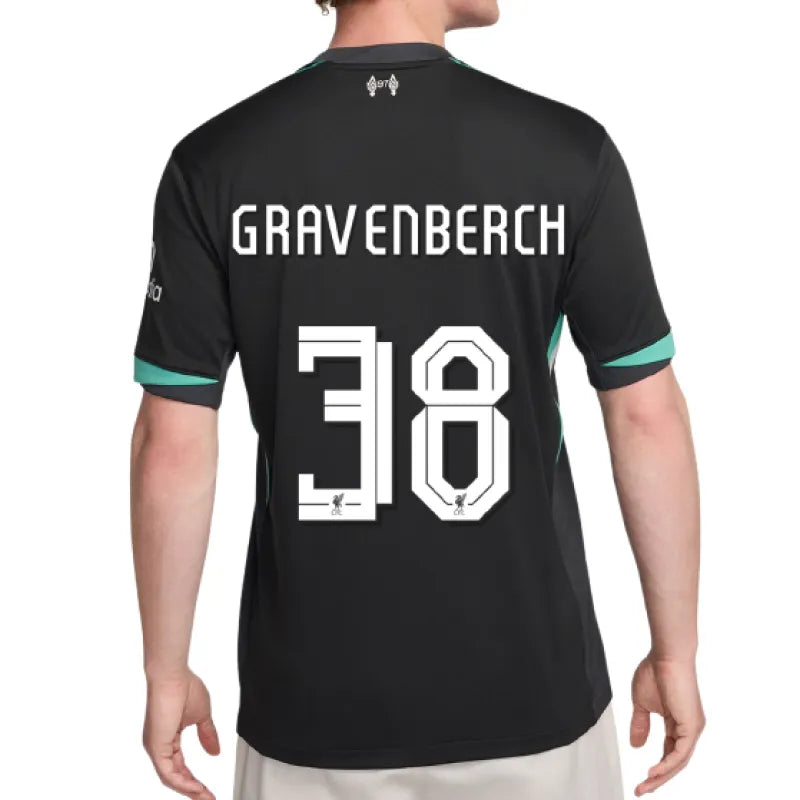 #38 Gravenberch - Liverpool Away Jersey 2024/2025