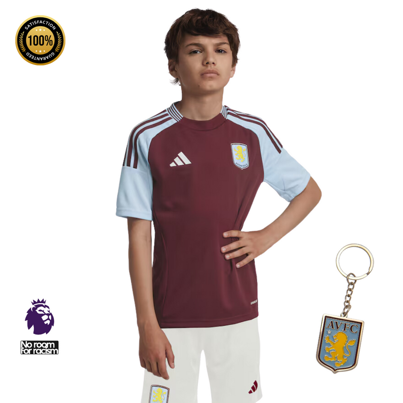 Aston Villa Adidas Home Shirt 2024-25 - Kids