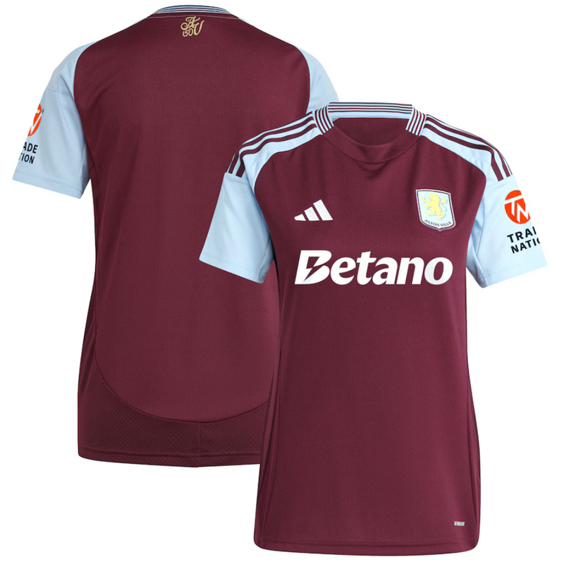 Aston Villa Adidas Home Shirt 2024-25 - Womens