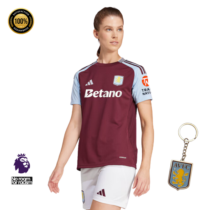 Aston Villa Adidas Home Shirt 2024-25 - Womens