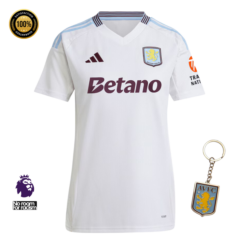 Aston Villa adidas Away Shirt 2024-25 - Womens