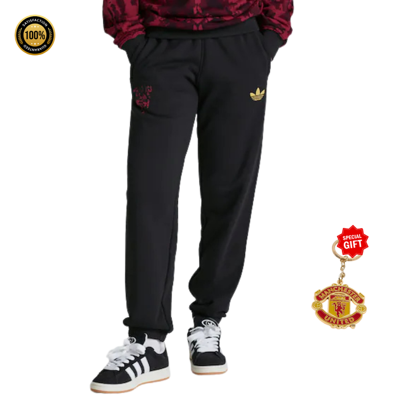 Manchester United x adidas Mens Lunar New Year Pants Black