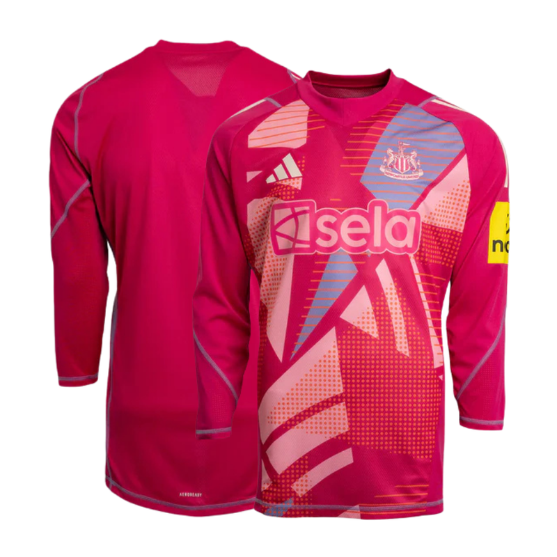 Newcastle United Adidas Pink Goalkeeper Long Sleeve Shirt Kids 2024/2025